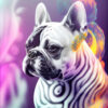 Digitaler Download Französische Bulldogge "Frenchie" Modern Art Design, Deko Design, Deko Art