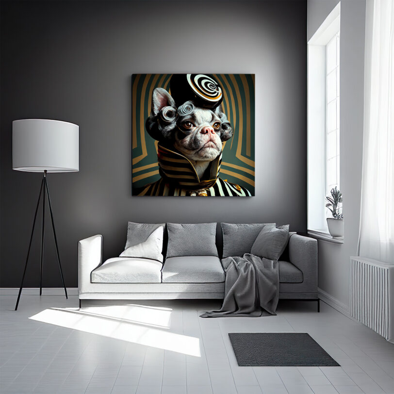 Digitaler Download Französische Bulldogge "Frenchie" Modern Art Design, Deko Design, Deko Art