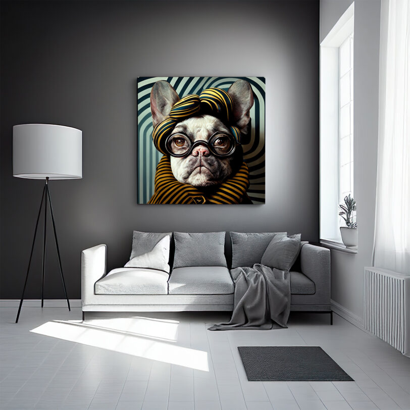 Digitaler Download Französische Bulldogge "Frenchie" Modern Art Design, Deko Design, Deko Art