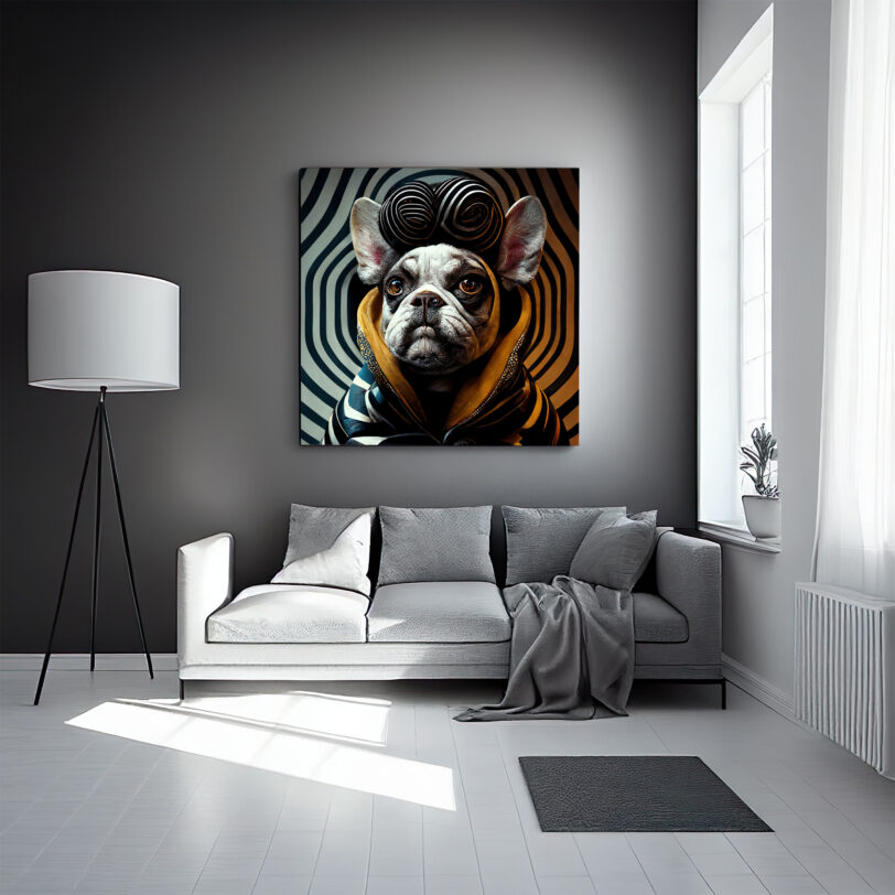 Digitaler Download Französische Bulldogge "Frenchie" Modern Art Design, Deko Design, Deko Art