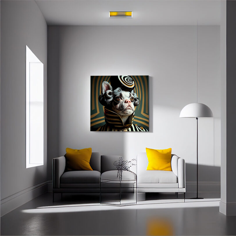 Digitaler Download Französische Bulldogge "Frenchie" Modern Art Design, Deko Design, Deko Art