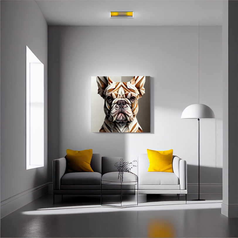 Digitaler Download Französische Bulldogge "Frenchie" Modern Art Design, Deko Design, Deko Art