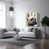 Digitaler Download Französische Bulldogge "Frenchie" Modern Art Design, Deko Design, Deko Art