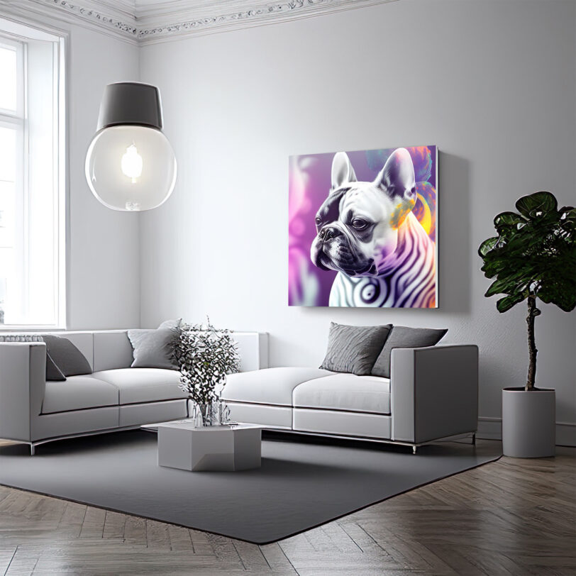 Digitaler Download Französische Bulldogge "Frenchie" Modern Art Design, Deko Design, Deko Art