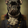 Digitaler Download Französische Bulldogge „Frenchie“ Portrait klassisch, Deko Art, keith thompson