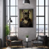 Digitaler Download Französische Bulldogge „Frenchie“ Portrait klassisch, Deko Art, keith thompson