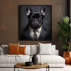 Digitaler Download Französische Bulldogge „Frenchie“ Portrait modern, Deko Art, portrait, frenchie portrait