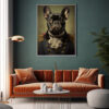 Digitaler Download Französische Bulldogge „Frenchie“ Portrait klassisch, Deko Art, keith thompson