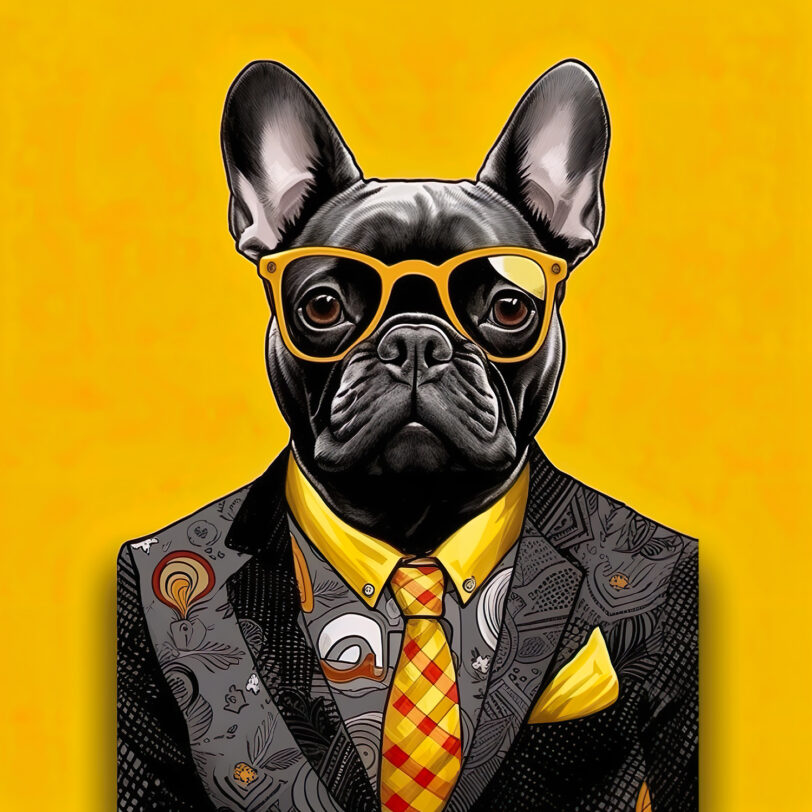 French Bulldog Deco Art Download