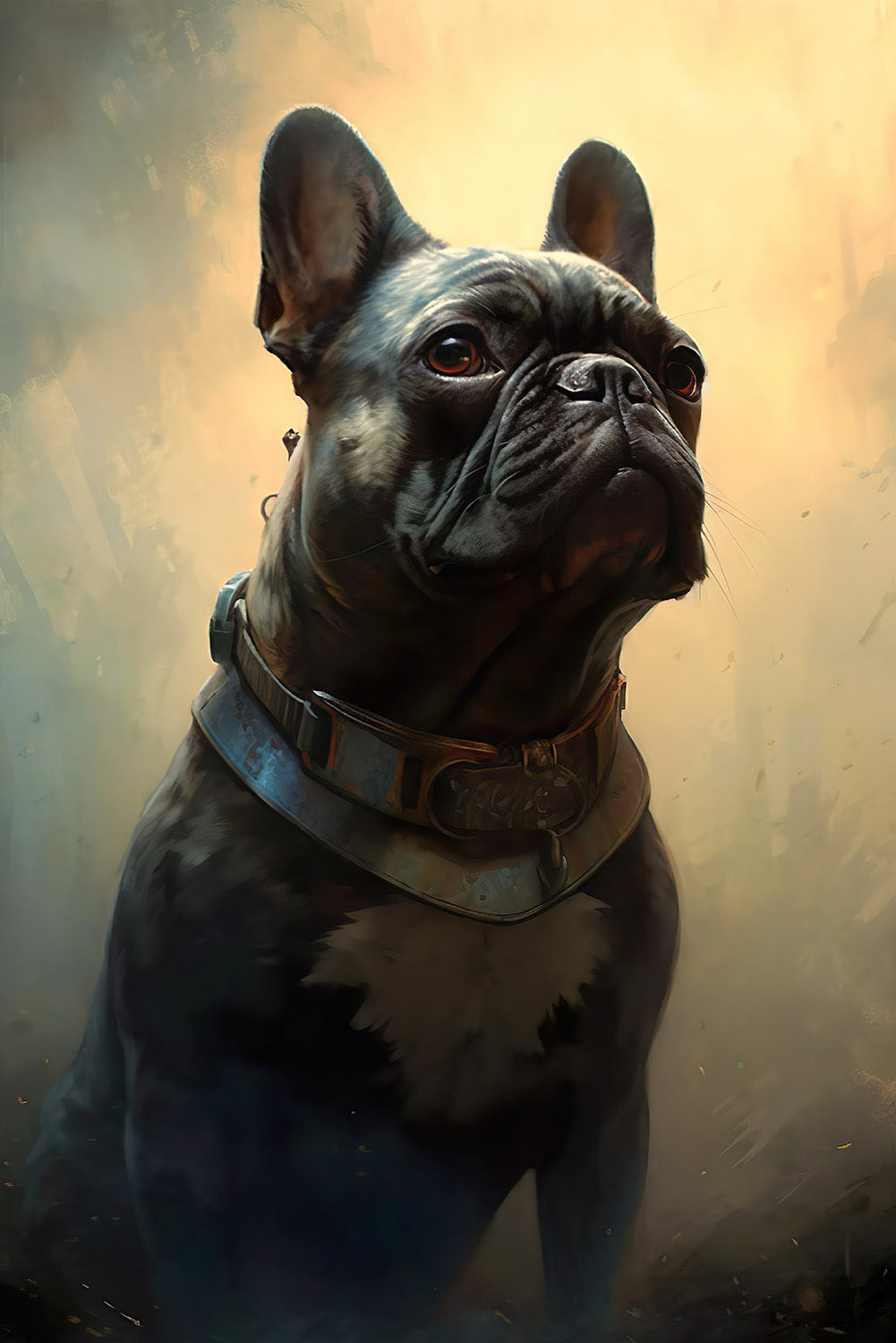 Französische Bulldogge Deko Art Download