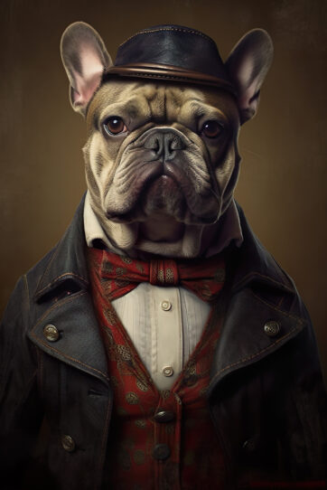 Französische Bulldogge Deko Art Download