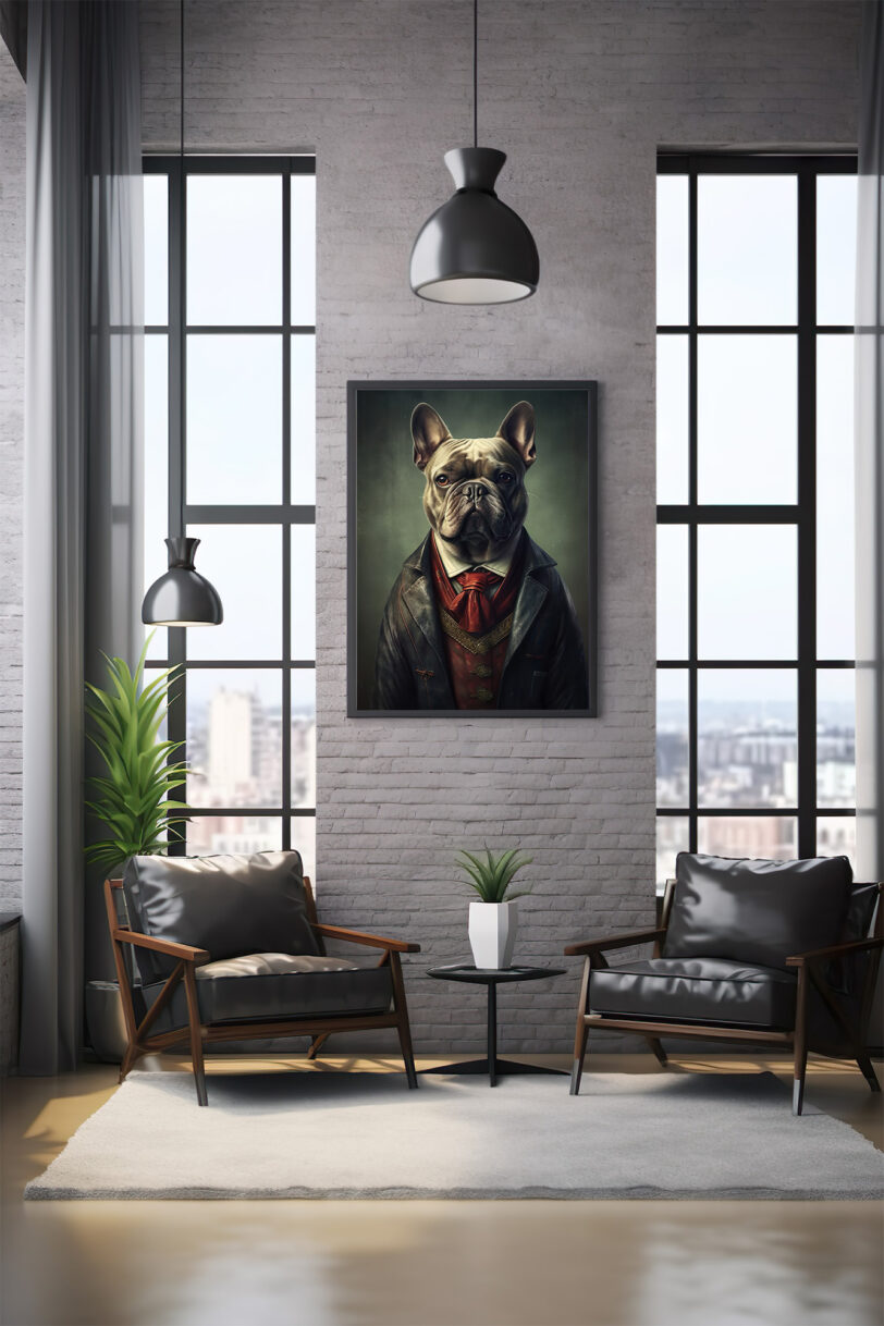 French Bulldog Deco Art Download