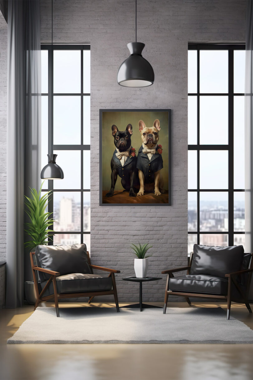 French Bulldog Deco Art Download