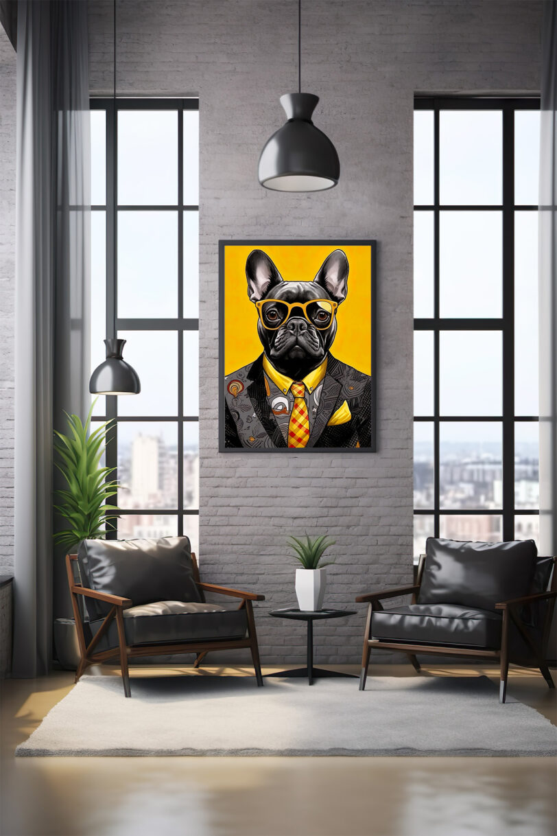 French Bulldog Deco Art Download