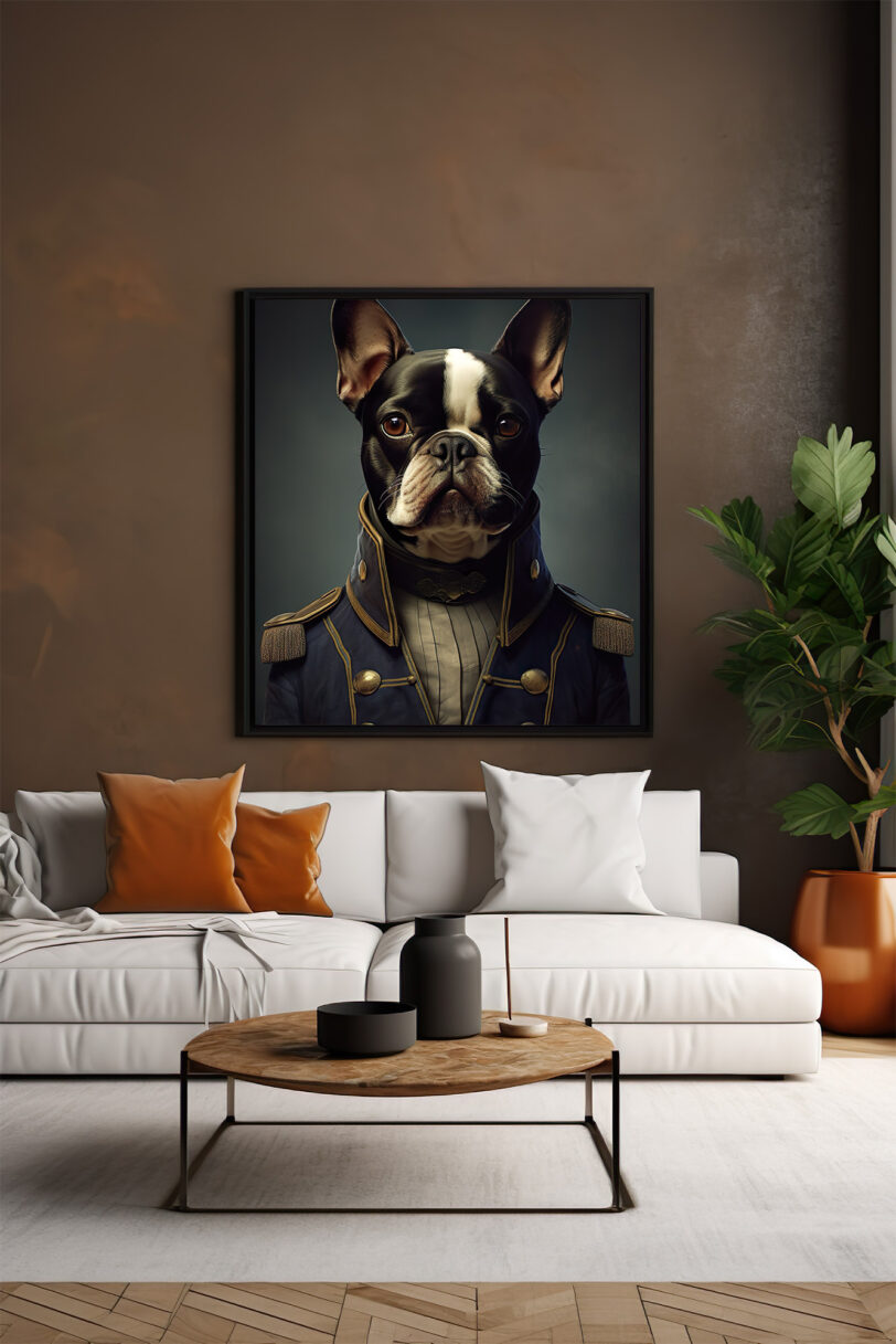 Französische Bulldogge Deko Art Download