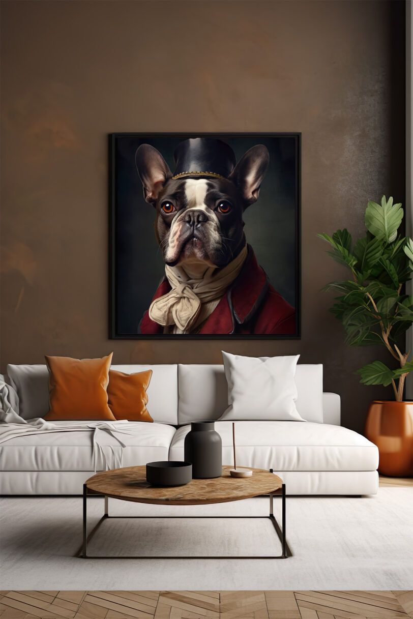 Französische Bulldogge Deko Art Download