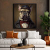 Französische Bulldogge Deko Art Download