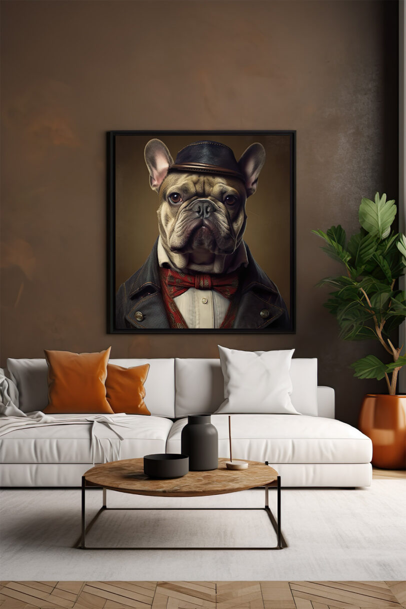 Französische Bulldogge Deko Art Download