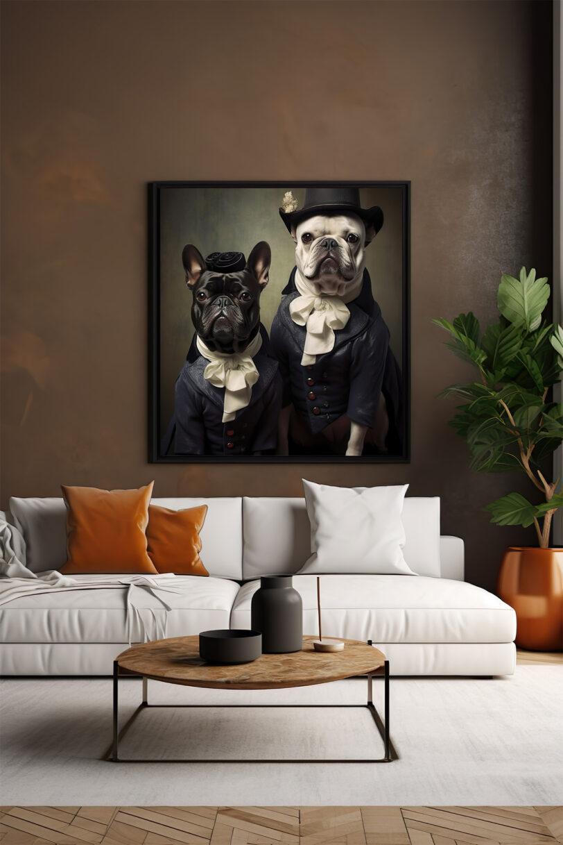 Französische Bulldogge Deko Art Download