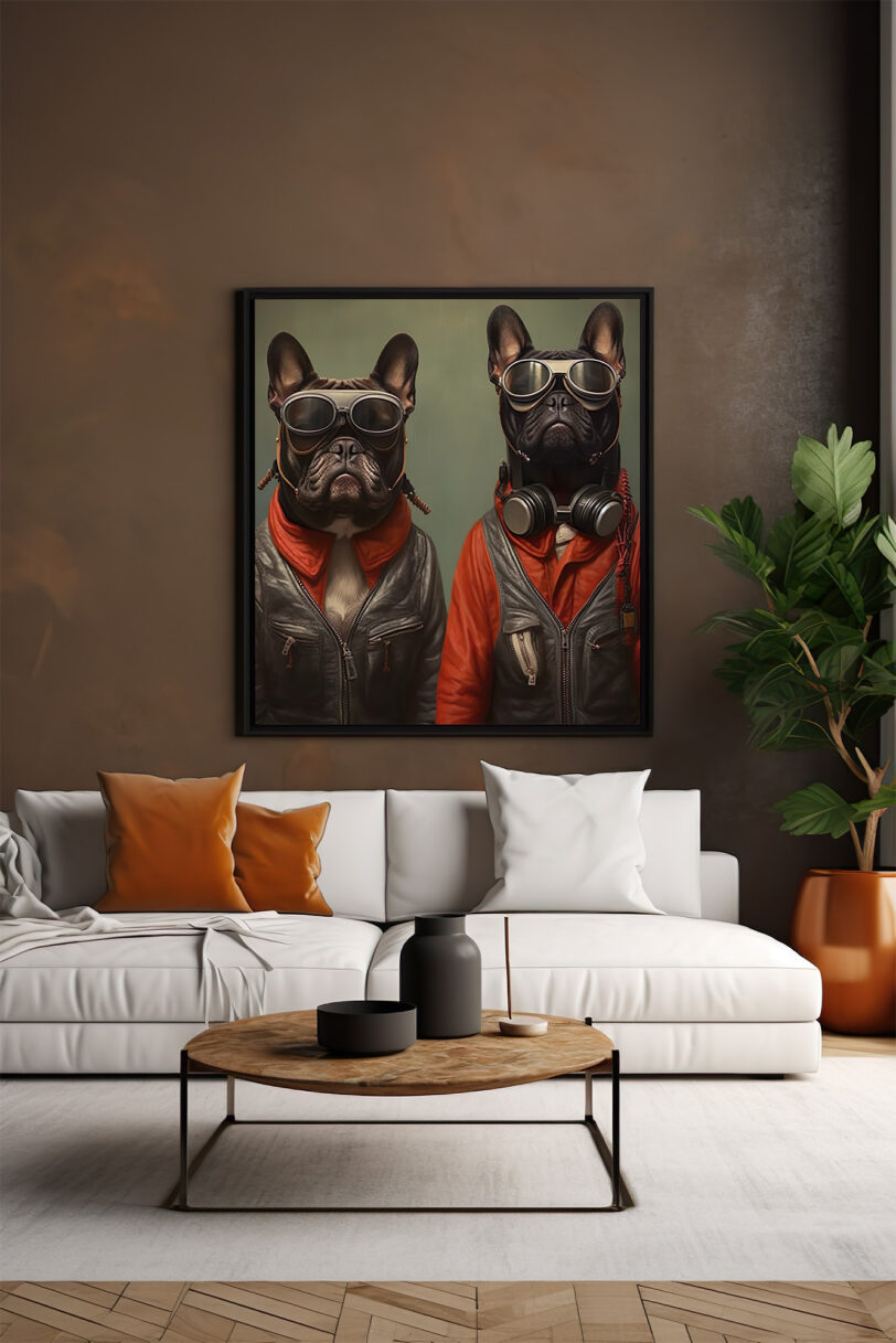 French Bulldog Deco Art Download