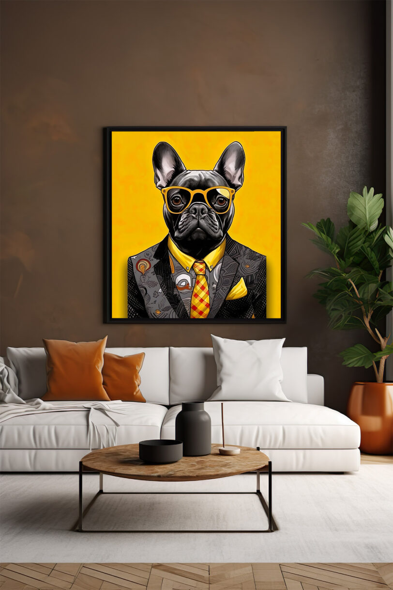 French Bulldog Deco Art Download