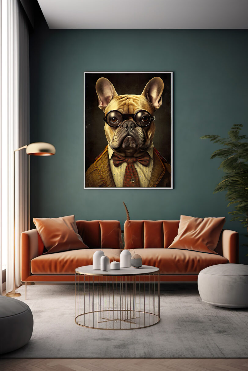 French Bulldog Deco Art Download