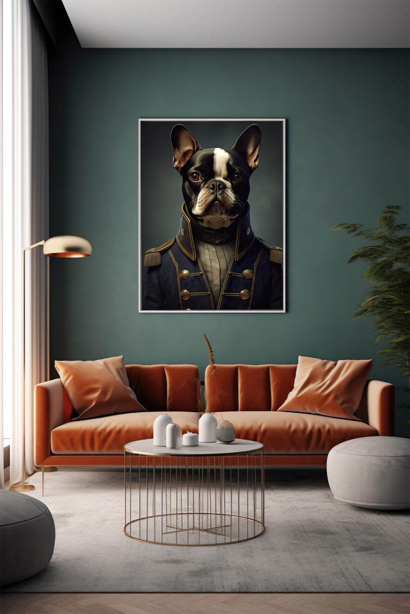 Französische Bulldogge Deko Art Download