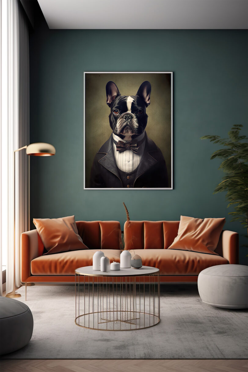 French Bulldog Deco Art Download