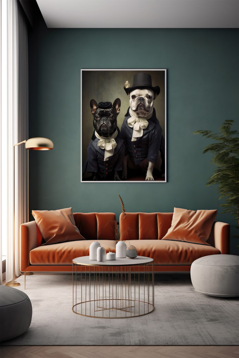 Französische Bulldogge Deko Art Download