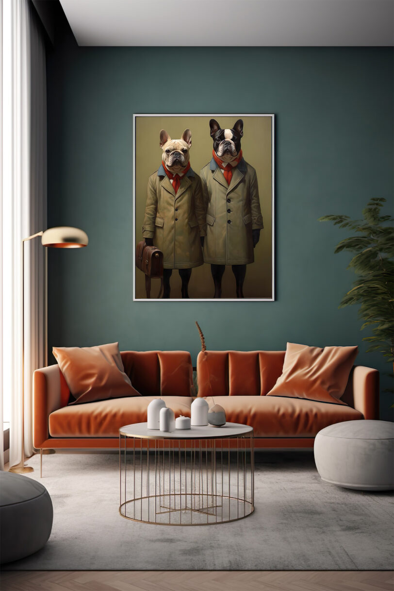 French Bulldog Deco Art Download