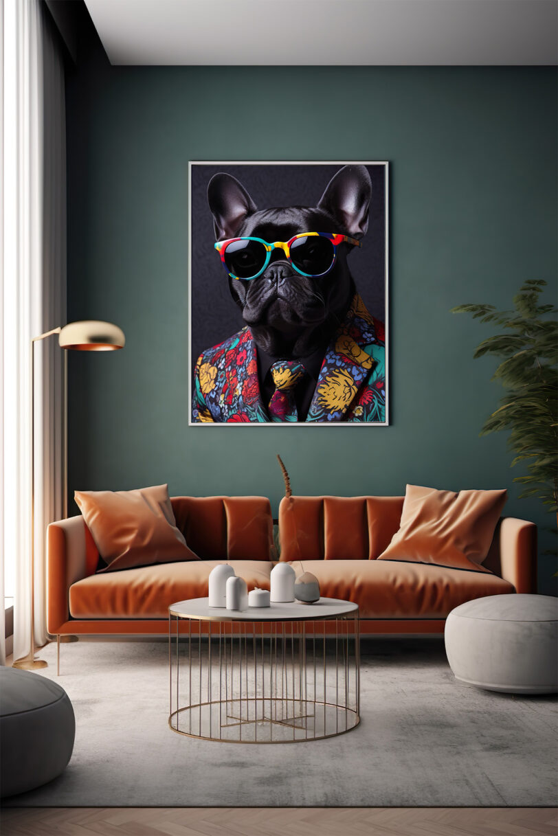 French Bulldog Deco Art Download