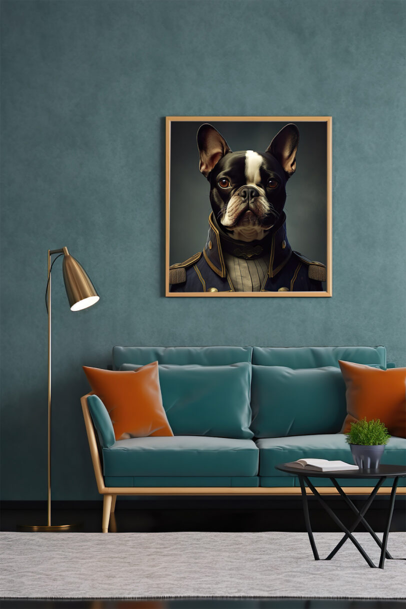 Französische Bulldogge Deko Art Download