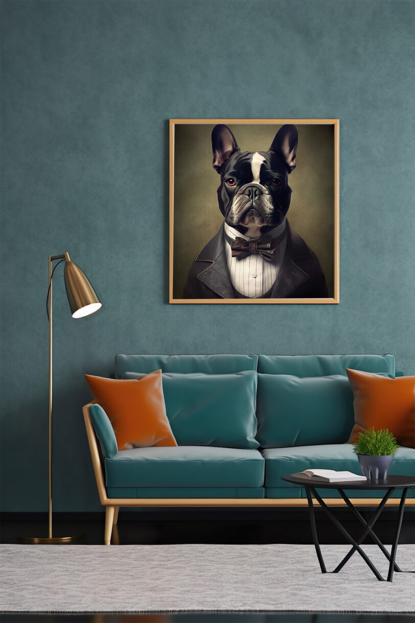 Französische Bulldogge Deko Art Download