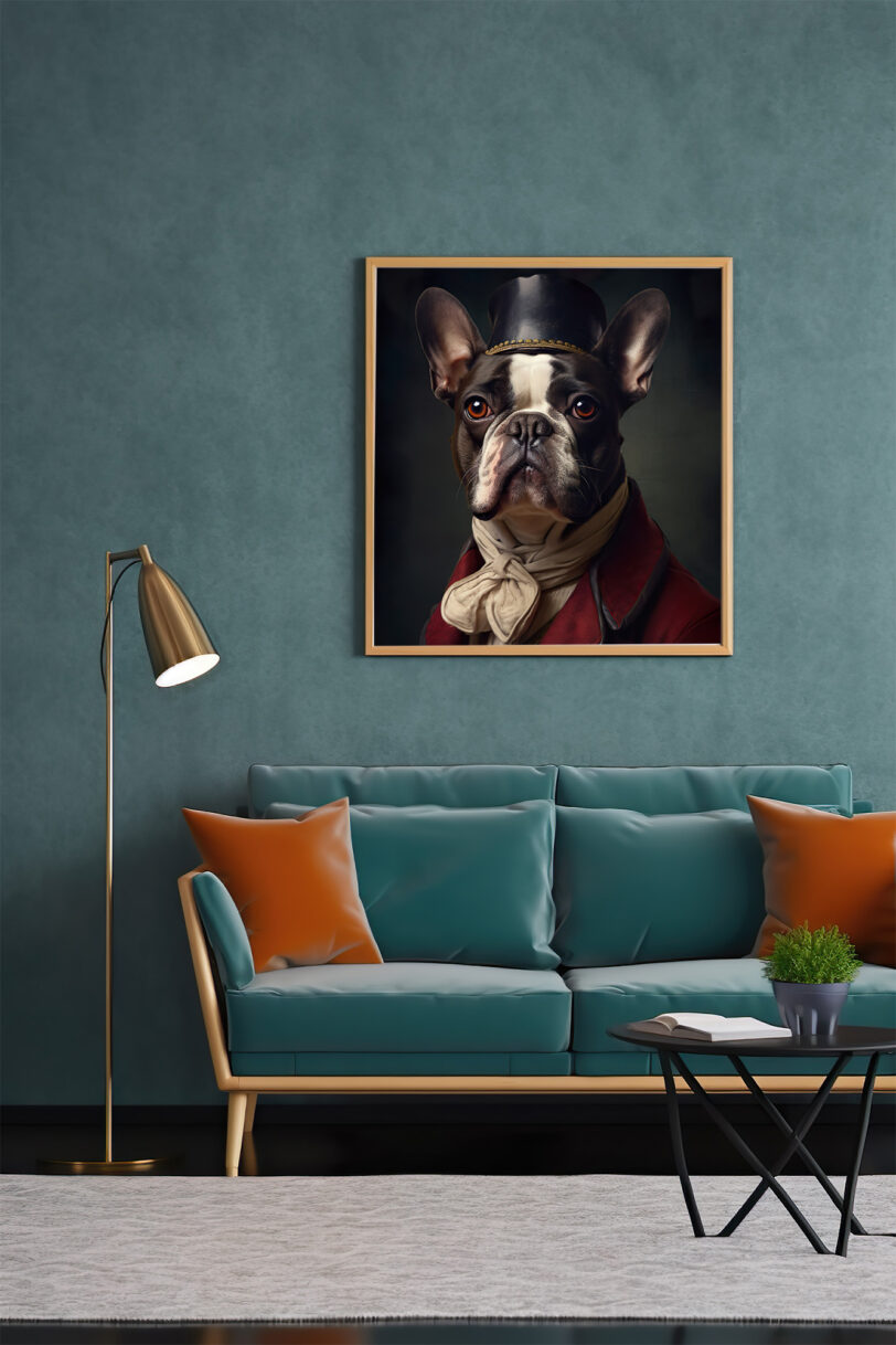 Französische Bulldogge Deko Art Download