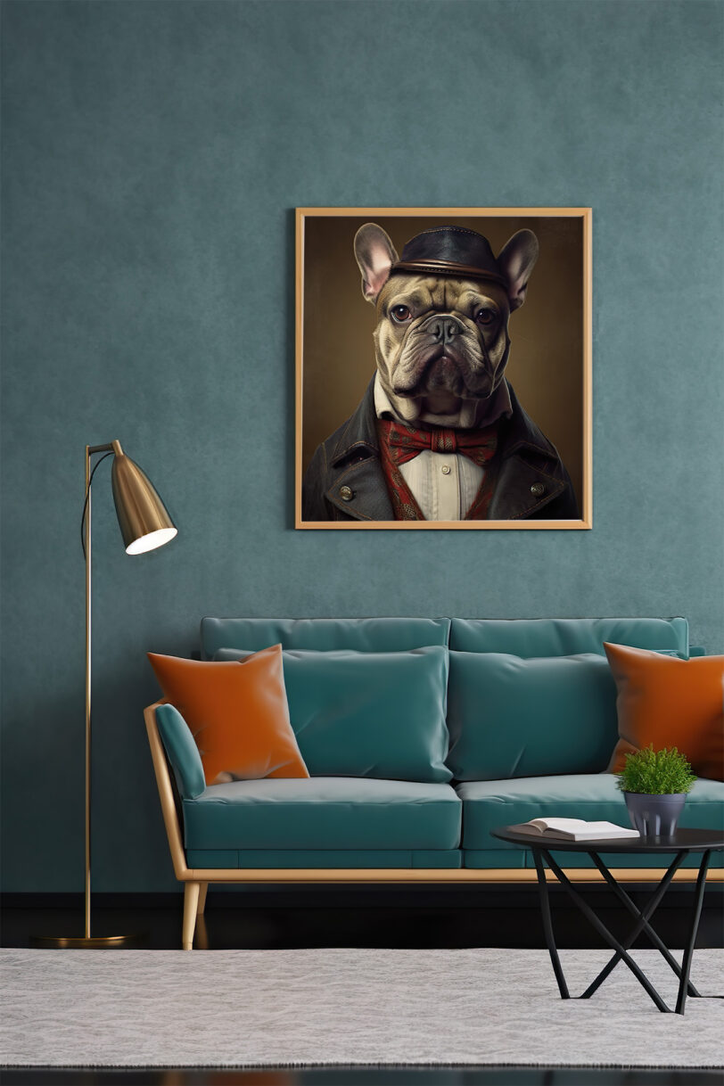 Französische Bulldogge Deko Art Download