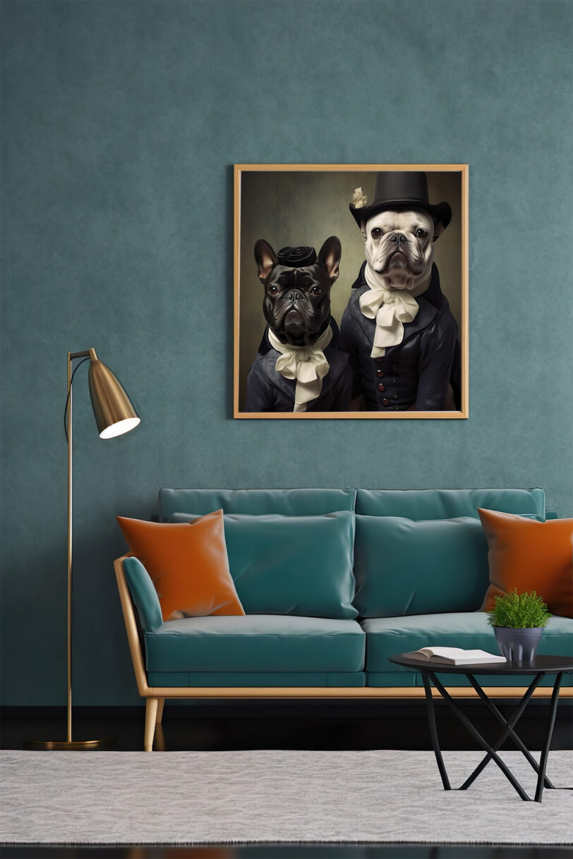 Französische Bulldogge Deko Art Download