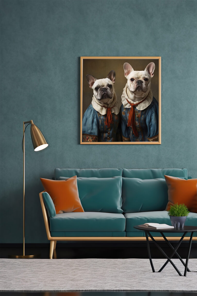 Französische Bulldogge Deko Art Download