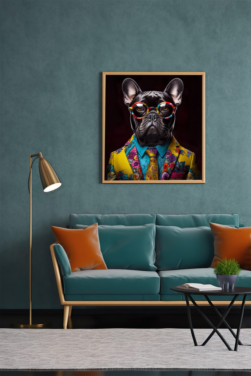 French Bulldog Deco Art Download