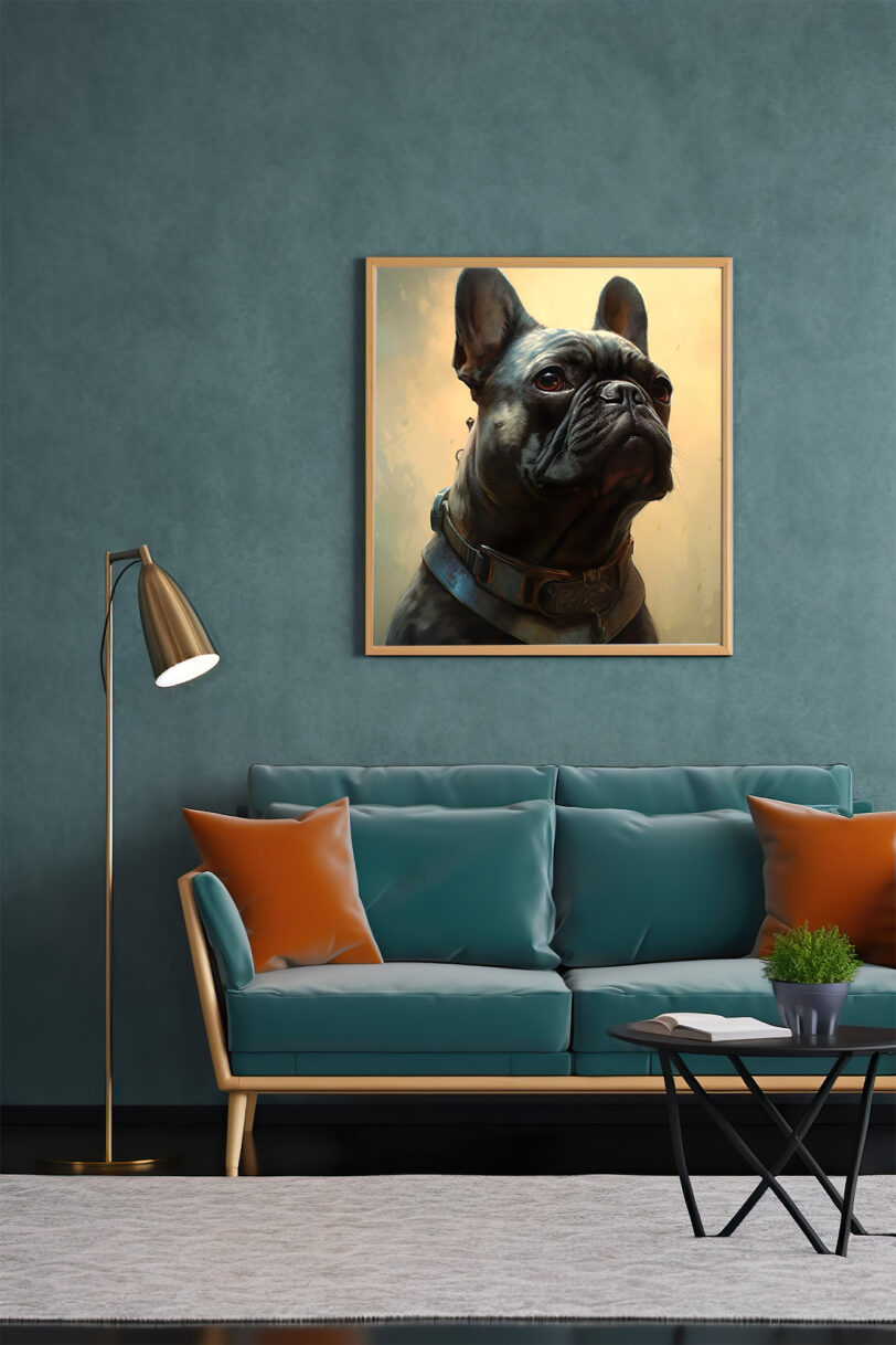 Französische Bulldogge Deko Art Download