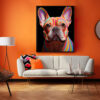 Französische Bulldogge im Popart Design