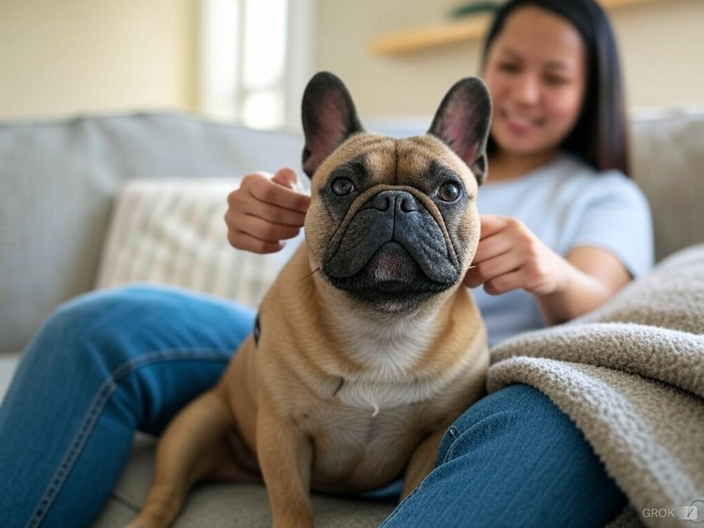 So reinigst du die Ohren deiner Französischen Bulldogge richtig