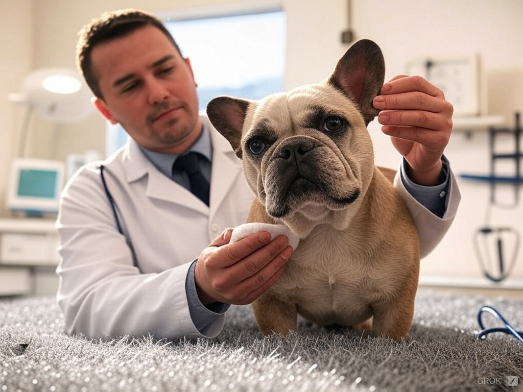 So reinigst du die Ohren deiner Französischen Bulldogge richtig